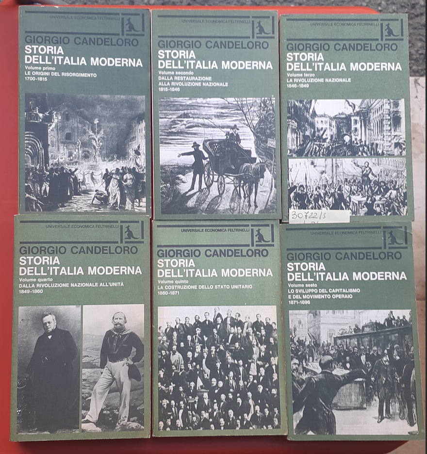 Storia dell'Italia moderna sei volumi