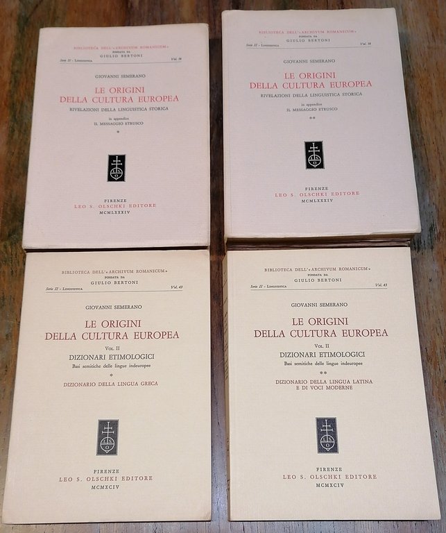 Le origini della cultura europea. Volume primo - Volume secondo