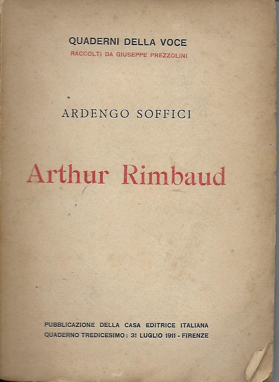 Arthur Rimbaud.
