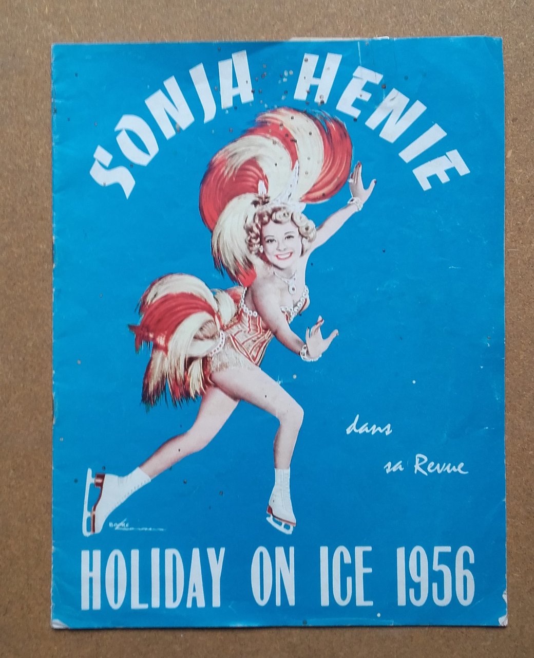 Sonja Henie dans sa revue Holiday on Ice 1956