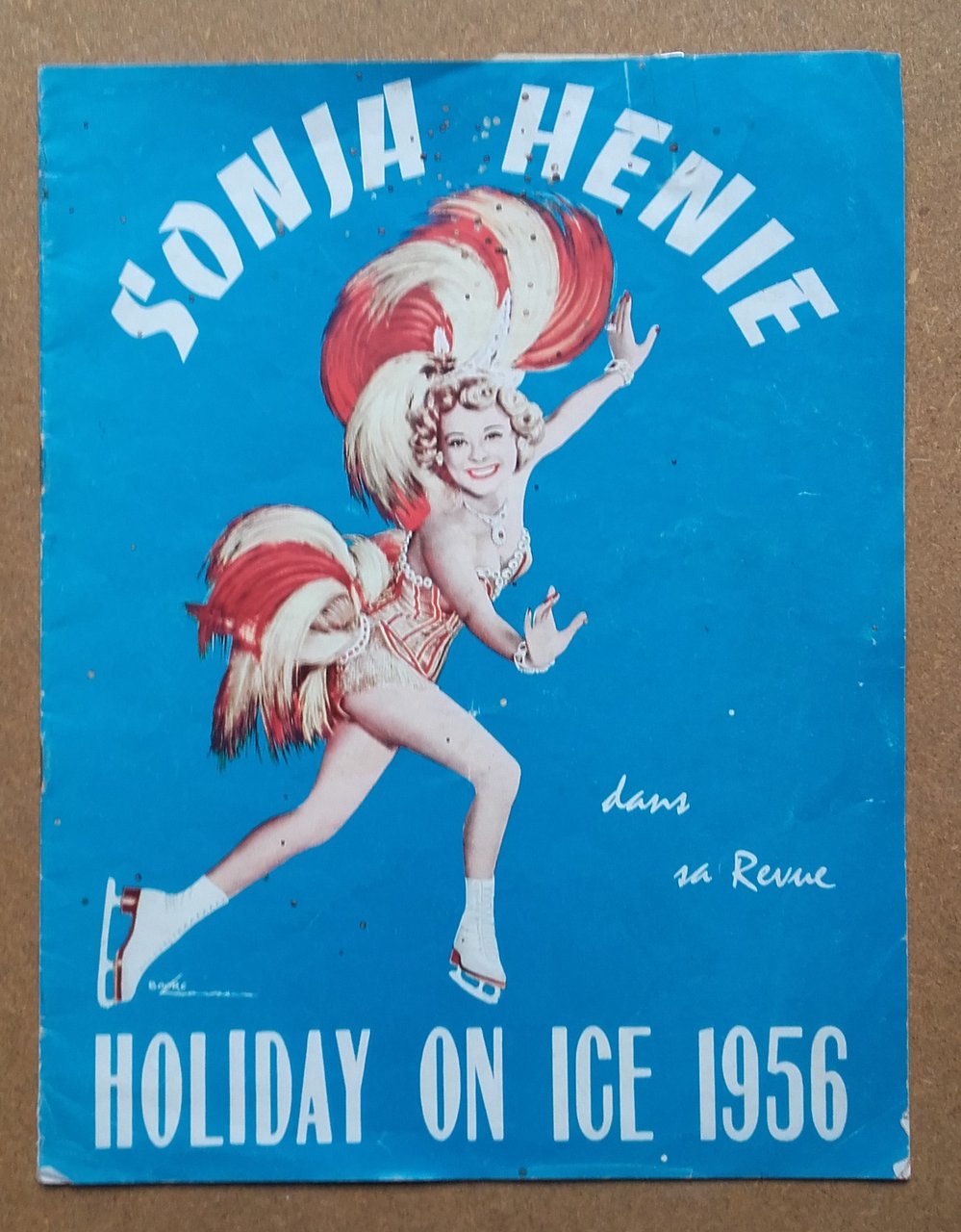 Sonja Henie dans sa revue Holiday on Ice 1956