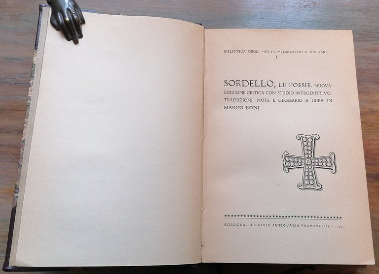 Sordello, le Poesie. Nuova edizione critica con studio introduttivo, traduzioni, …