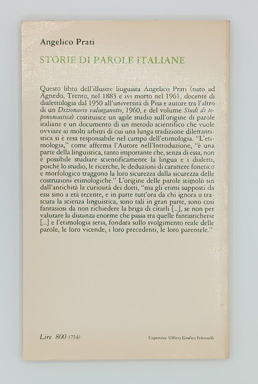 Storie di parole italiane