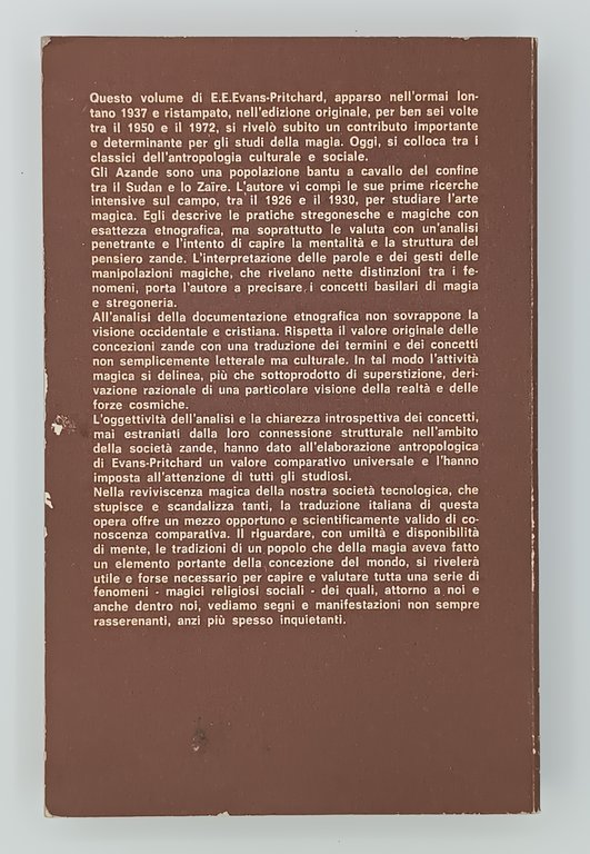 Stregoneria, oracoli e magia tra gli Azande