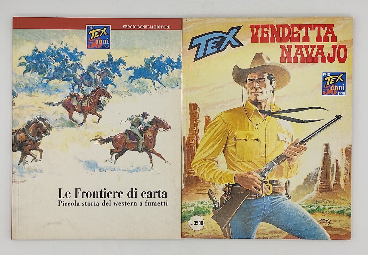 Tex. Vendetta Navajo + Le frontiere di carta. Piccola storia …