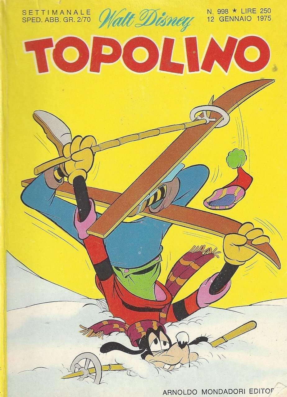 Topolino libretto n. 998 - 12 gennaio 1975