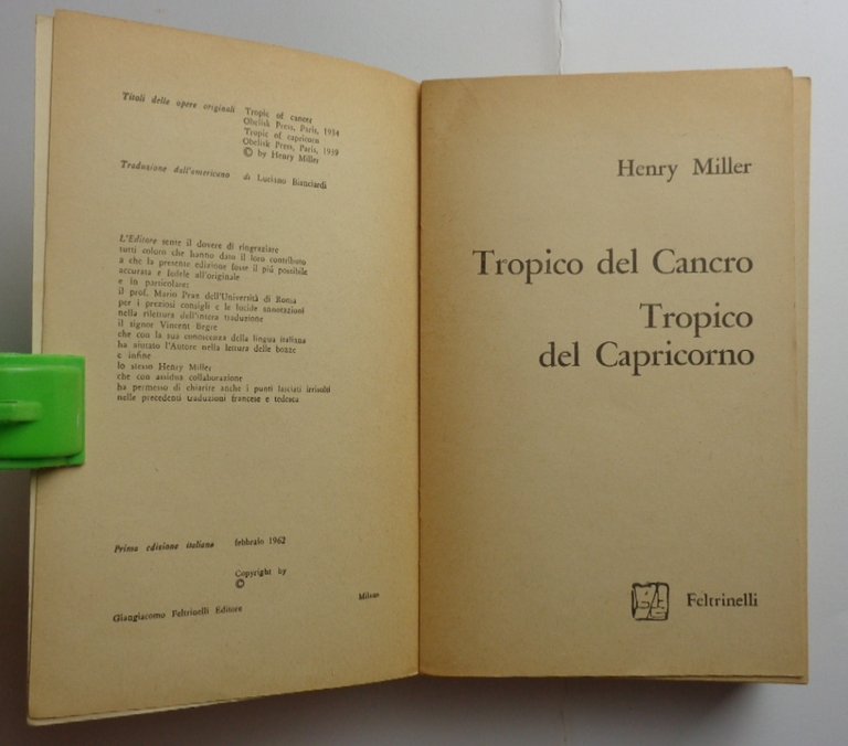 TROPICO DEL CANCRO TROPICO DEL CAPRICORNO.