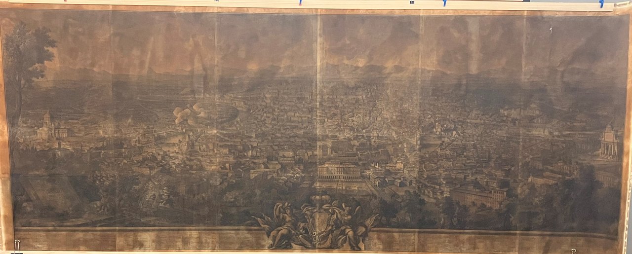 PROSPETTO DELL’ALMA CITTÀ DI ROMA VISTO DAL MONTE GIANICOLO