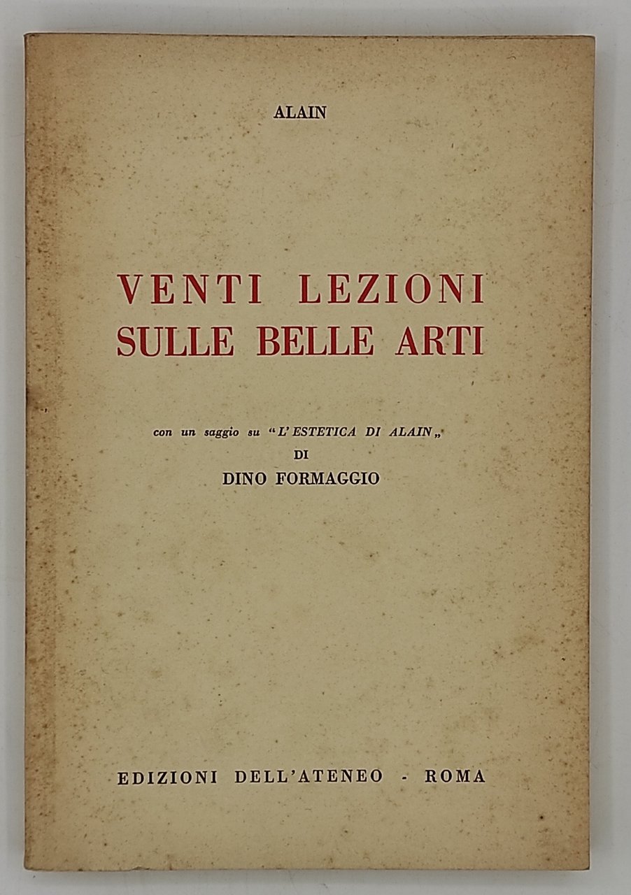 Venti lezioni sulle belle arti