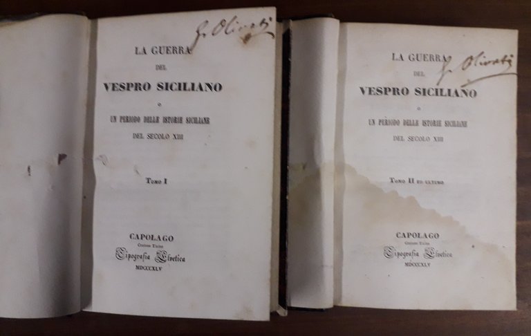 La Guerra del Vespro siciliano o un periodo delle Istorie …