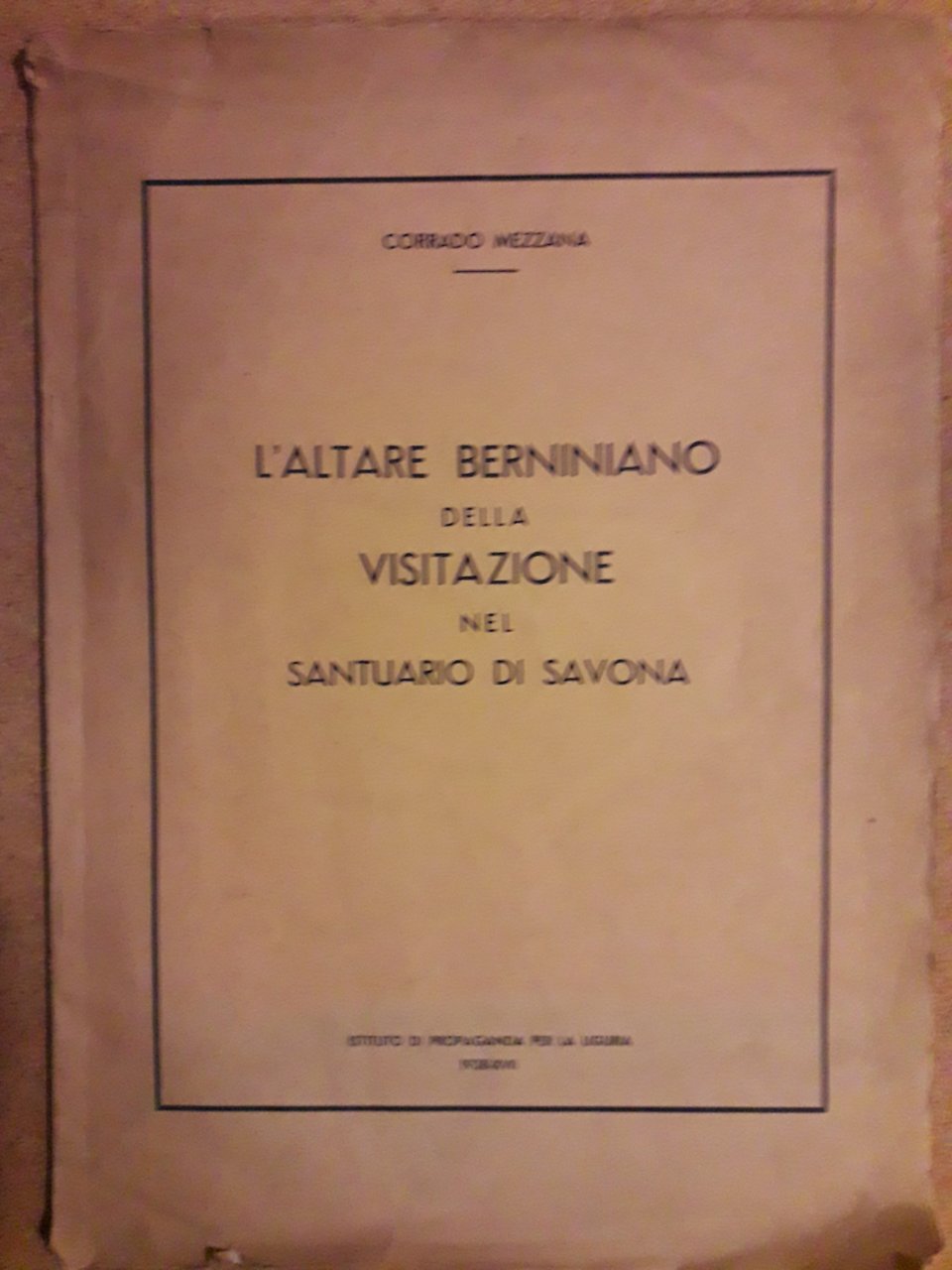 L'altare berniniano della Visitazione nel Santuario di Savona