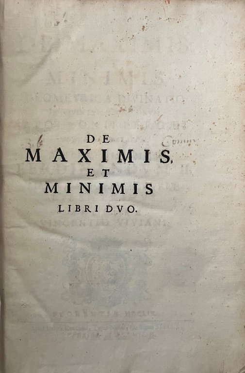 De Maximis et Minimis Geometrica Divinatio in Quintum Conicorum Apollonii …
