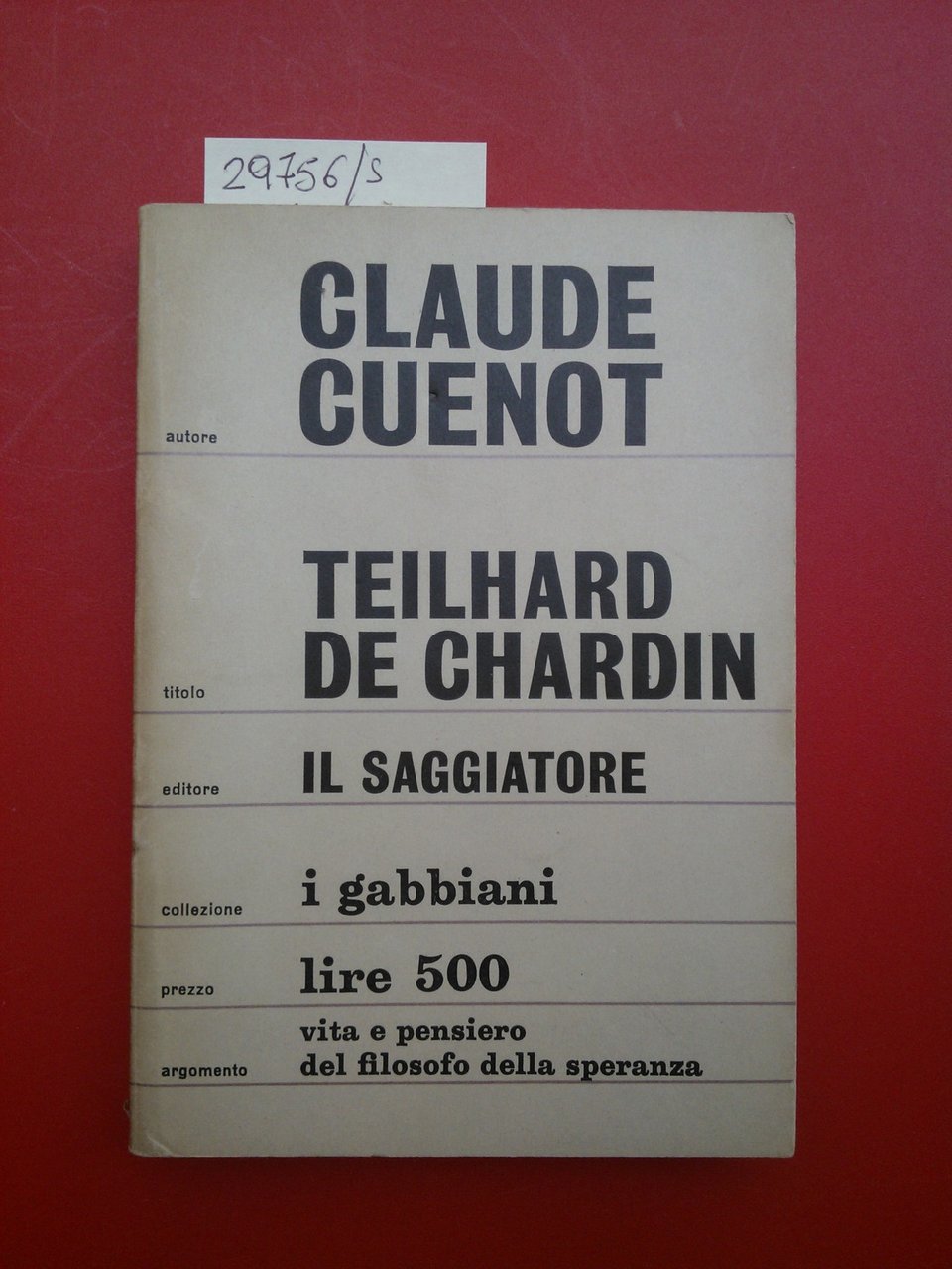Teilhard De Chardin