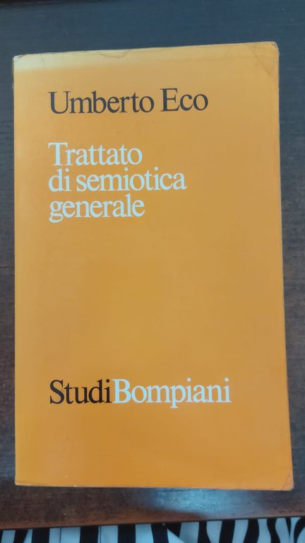 Trattato Di Semiotica Generale, Umberto Eco