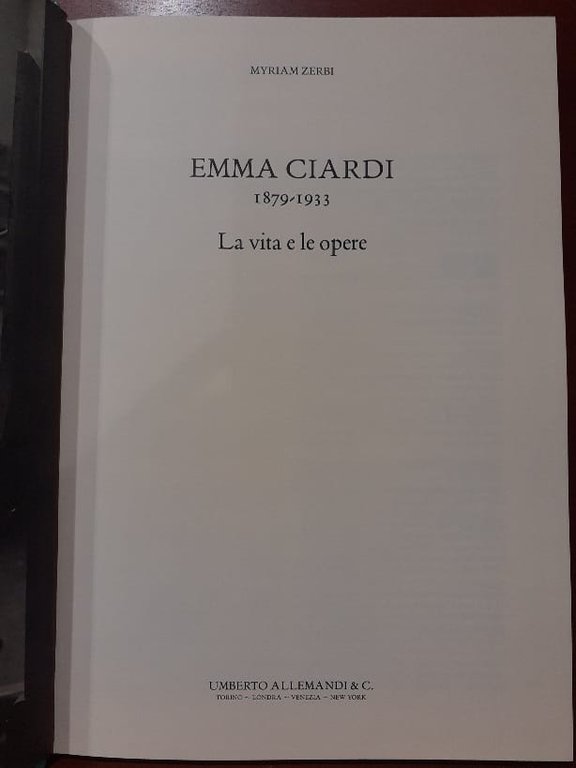 EMMA CIARDI il giardino dell'amore: la vita e le opere …