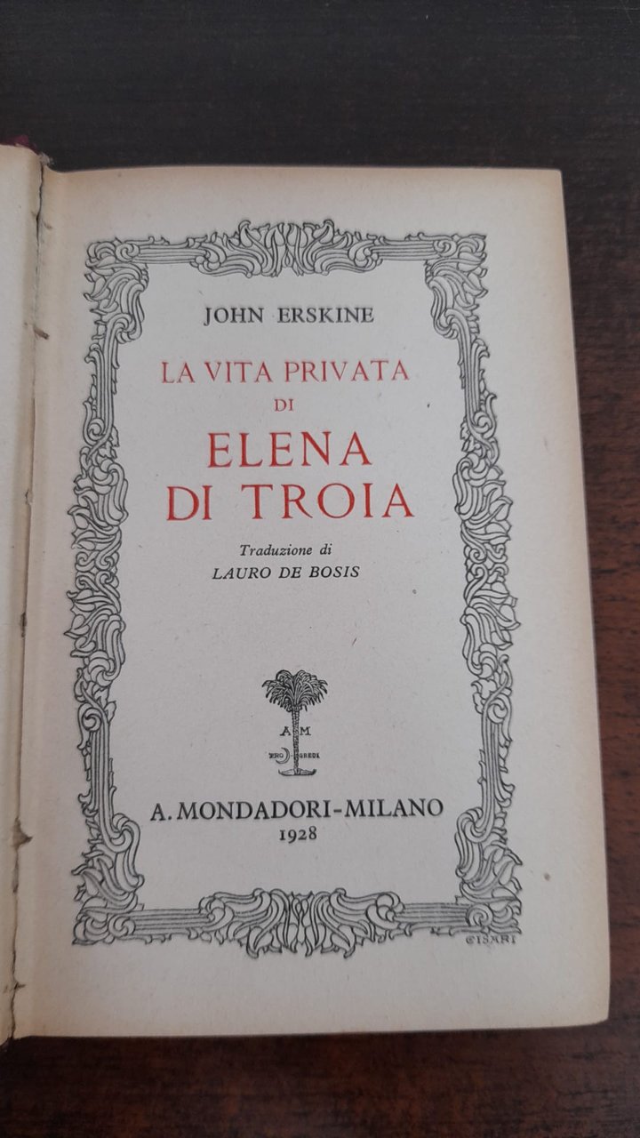 La vita privata di Elena di Troia.