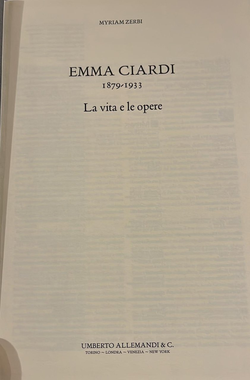 Emma Ciardi- Il giardino dell'amore, la vita e le opere …