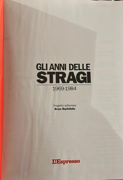 Gli anni delle stragi- 1969- 1984