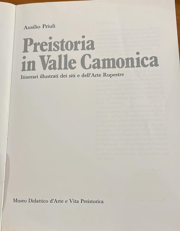 Preistoria in Valle Camonica