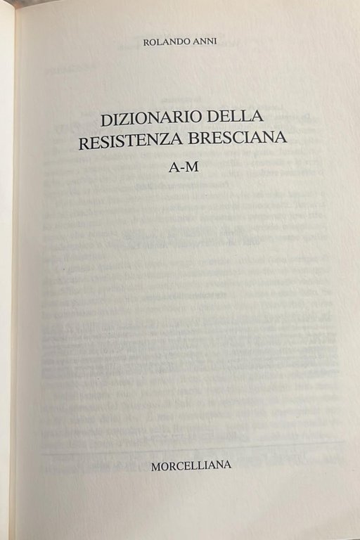 Dizionario della resistenza bresciana v2