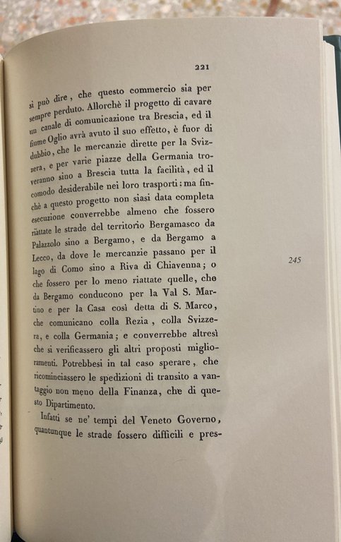 La provincia di Brescia agli albori dell' 800