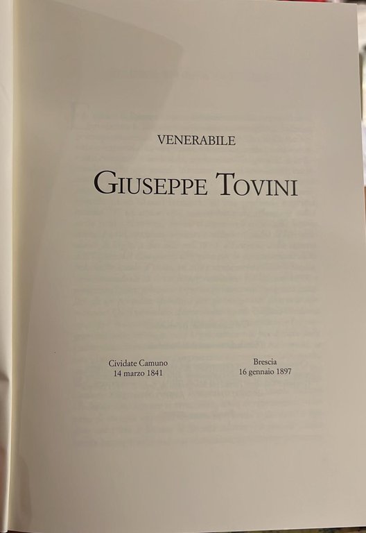 Venerabile- Giuseppe Tovini