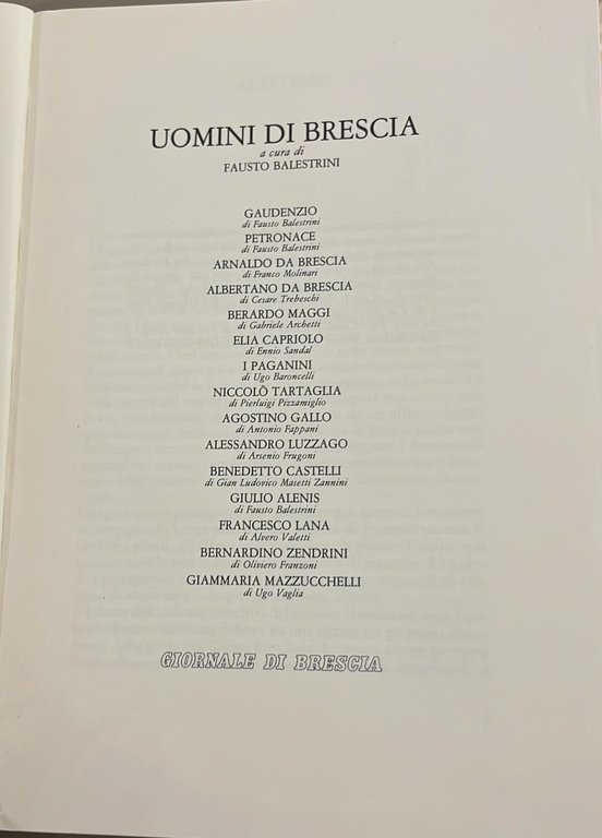 Uomini di Brescia