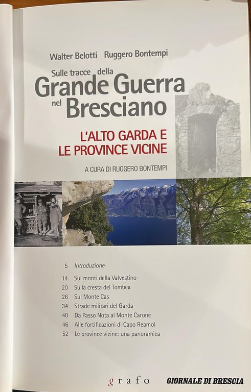 Sulle tracce della Grande Guerra nel bresciano-L'alto Garda e le …