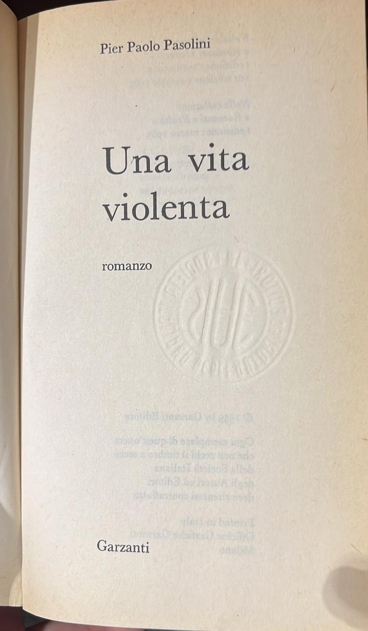 Una vita violenta