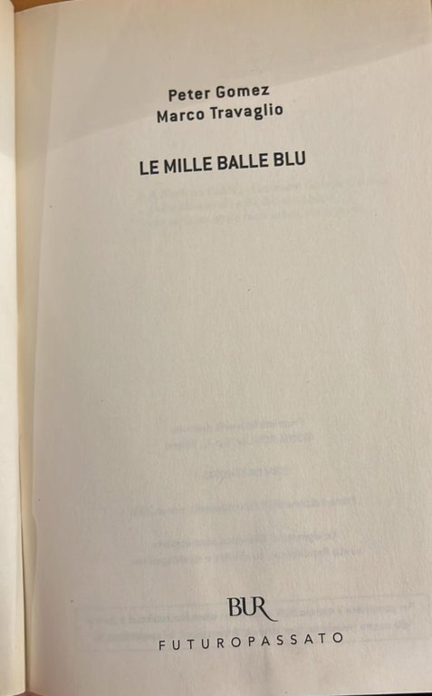 Le mille balle blu