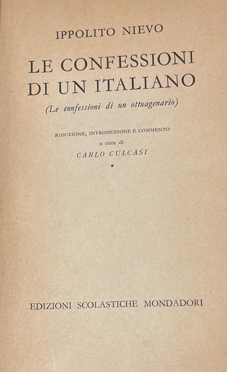 Le confessioni di un Italiano