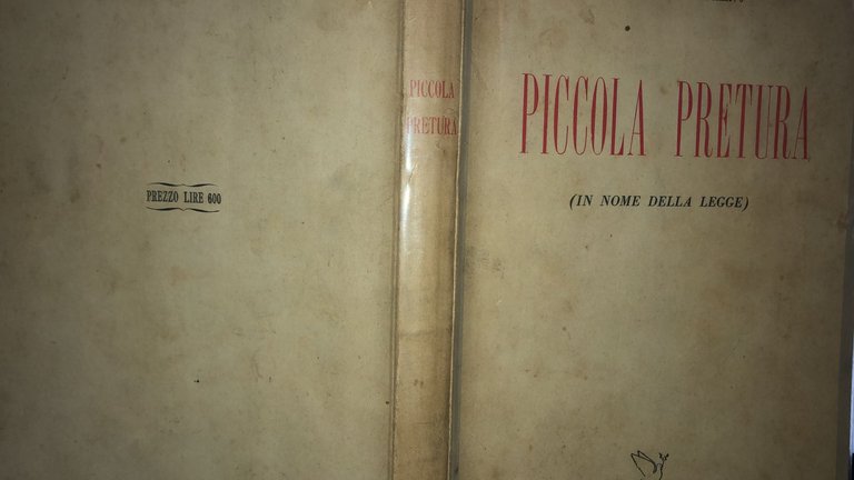 PICCOLA PRETURA IN NOME DELLA LEGGE GIUSEPPE GUIDO LOSCHIAVO 1949