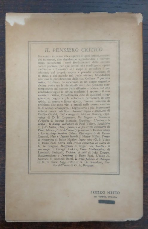 Cose leggere e vaganti. L'amorosa spina - Umberto Saba