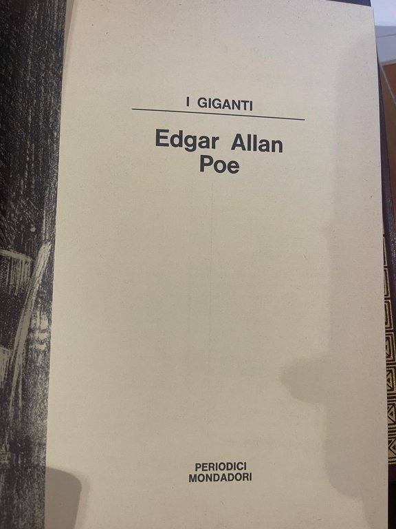 Edgar A. Poe. I giganti