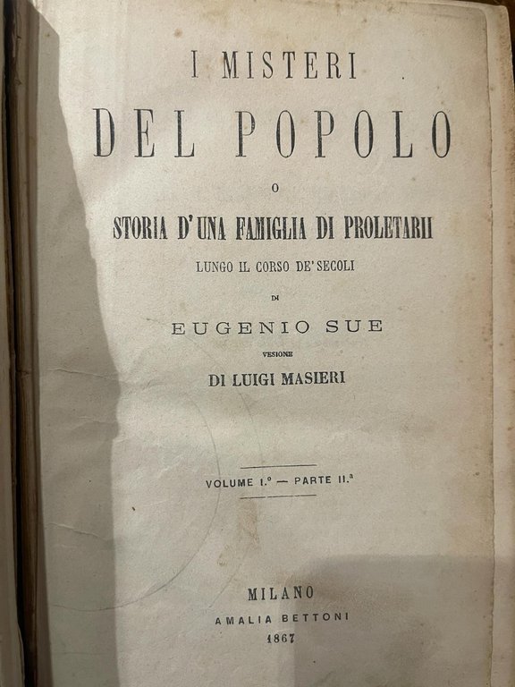 I misteri del popolo