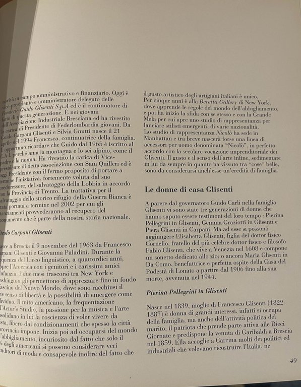 I Glisenti. Cinquecento anni di storia