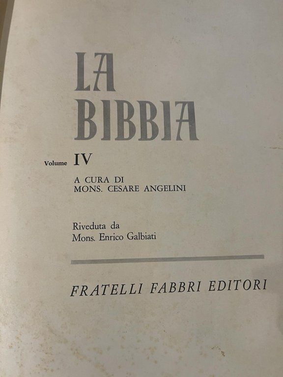 La Bibbia