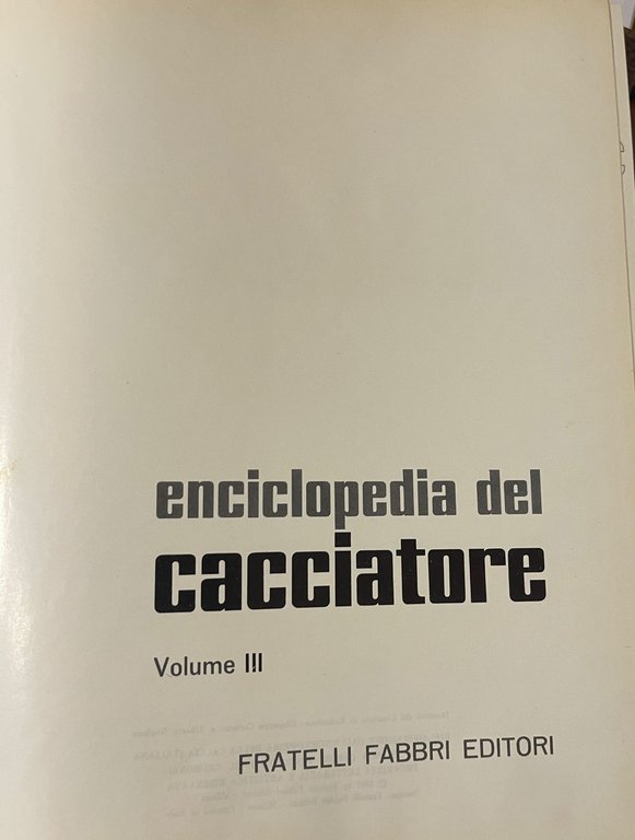 Enciclopedia del cacciatore