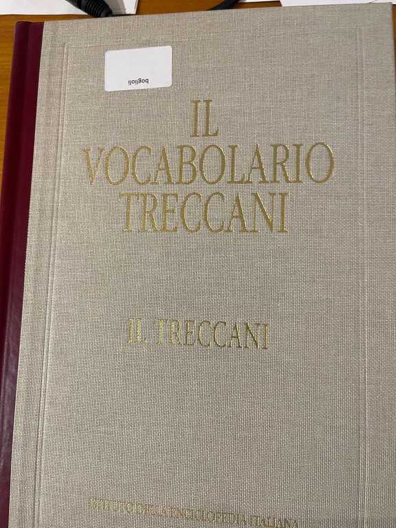 Vocabolario della lingua italiana