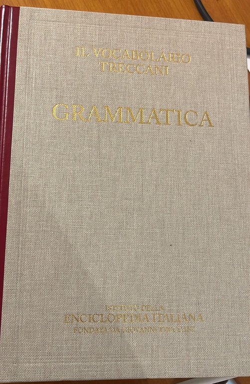 Il vocabolario Treccani Grammatica