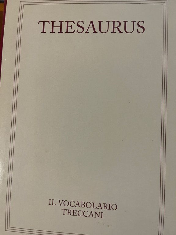 Il vocabolario Treccani