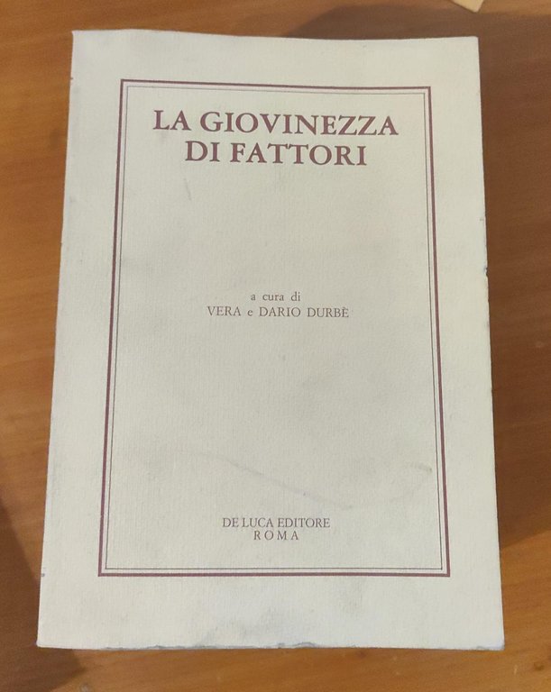 La giovinezzadi fattori