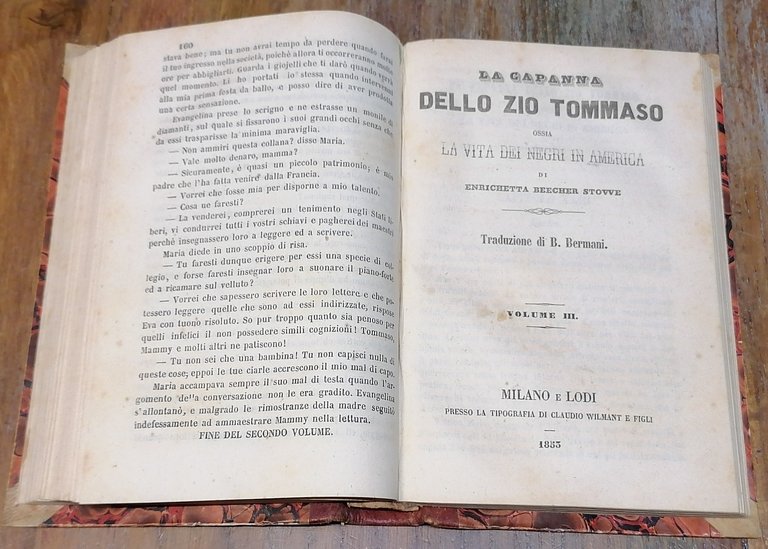 La Capanna dello Zio Tommaso ossia La vita dei negri …