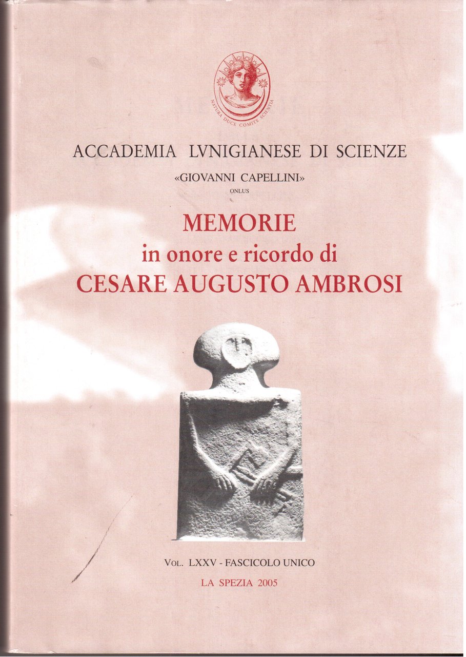 Memorie in onore e ricordo di Cesare Augusto Ambrosi vol. …