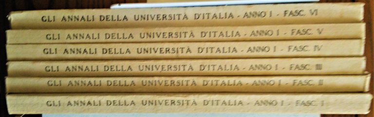 Gli Annali della Università d' Italia. Rivista bimestrale dell' istruzione …