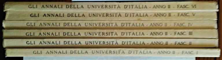 Gli Annali della Università d' Italia. Rivista bimestrale dell' istruzione …