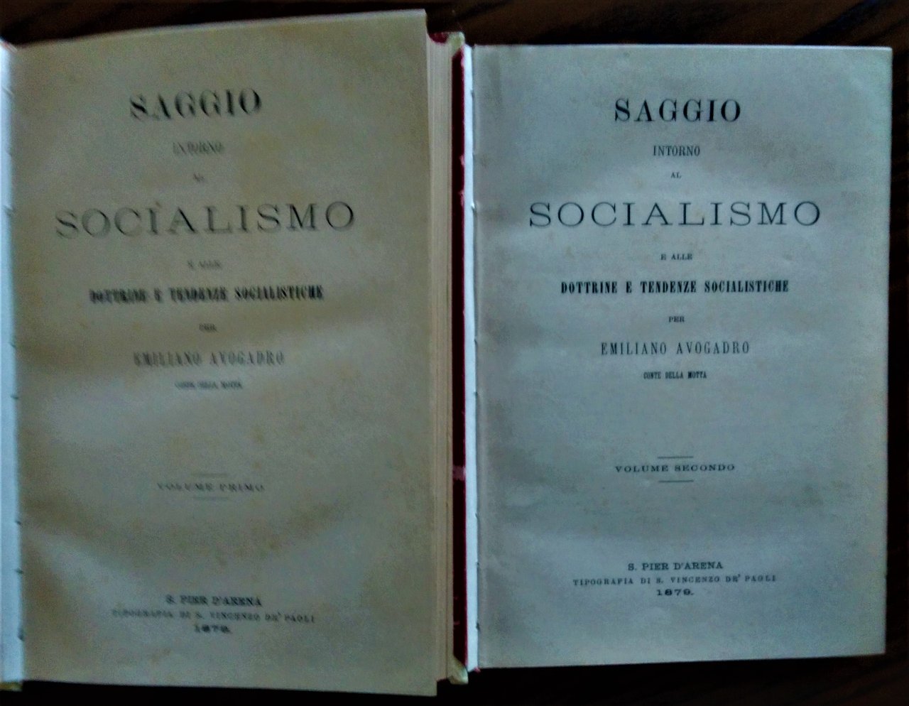 Saggio intorno al socialismo e alle dottrine e tendenze socialistiche.