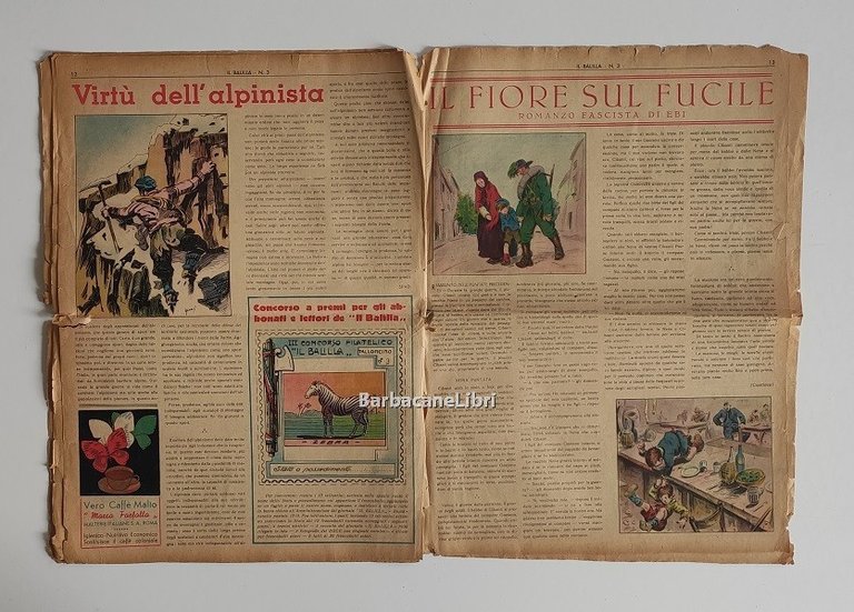 Il Balilla. Numero 3, Anno XV. 17 gennaio 1937. Fondato …