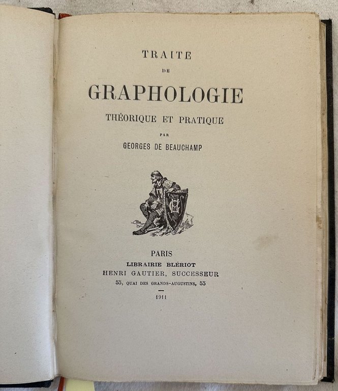 TRAITE DE GRAPHOLOGIE THEORIQUE ET PRATIQUE