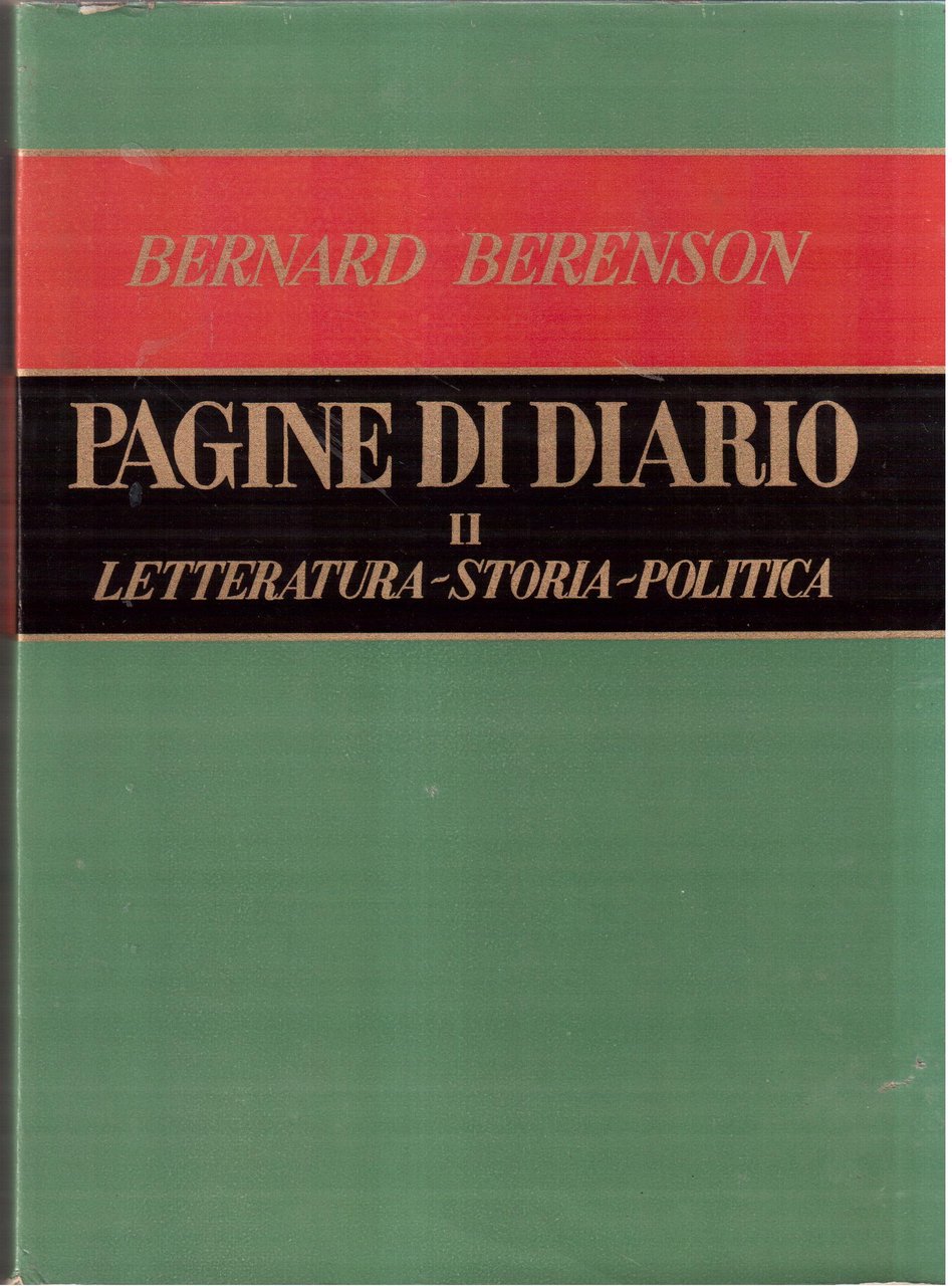 Pagine di diario II Letteratura-Storia- Politica - 1942-1956